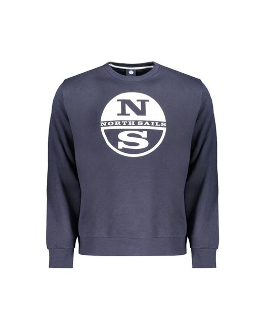 North Sails Blue Sweatshirts for men