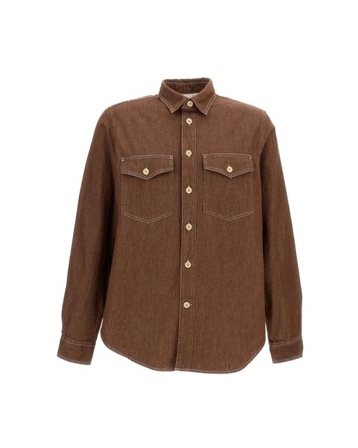 Paul Smith Brown Denim Shirts for men
