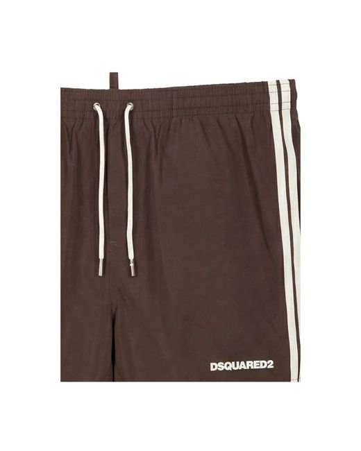 DSquared² Badmode ,Bruin ,Badkleding in het Brown voor heren