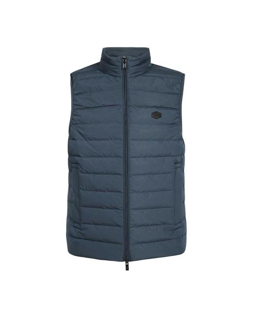 Emporio Armani Blue Vests for men