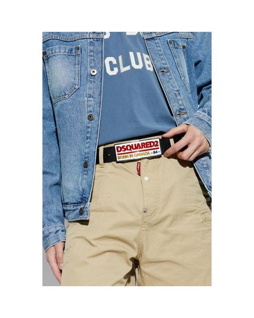 Belts DSquared² pour homme en coloris Red