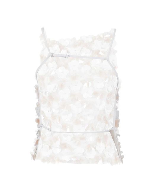 P.A.R.O.S.H. Blusa in het White
