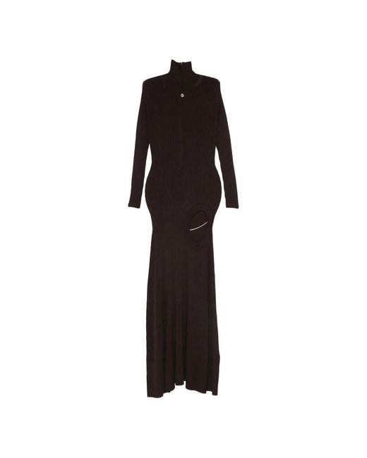 Coperni Kleedjes ,Bruin ,Bruine Jurk Model Y3011 in het Black