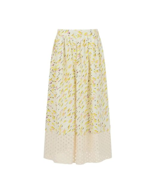 Marni Midi Rok in het Natural