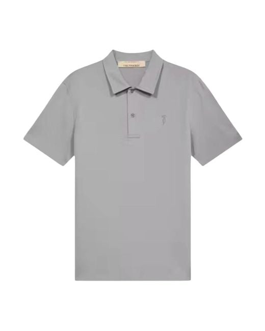 Trussardi Gray Polo Shirts for men