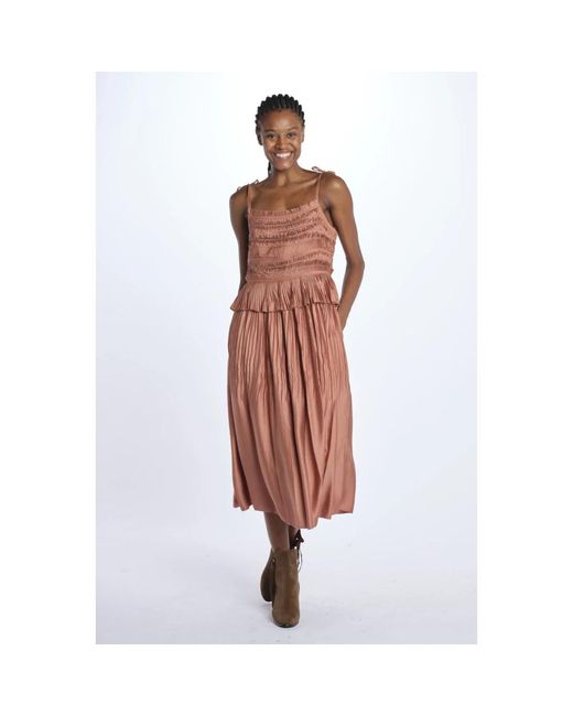 Midi Dresses Sea en coloris Brown