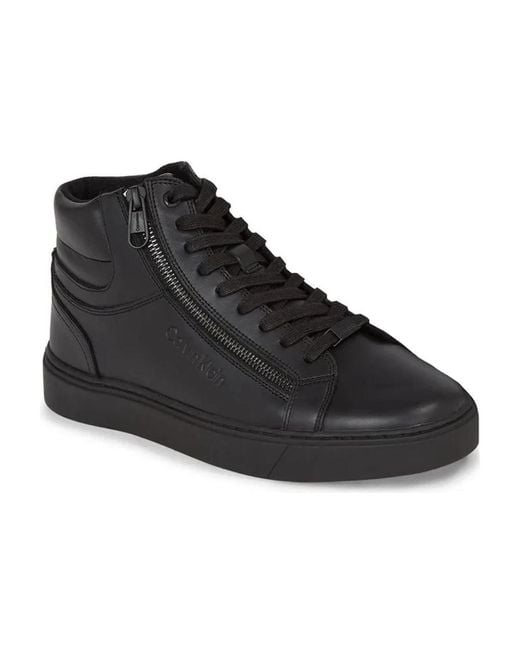Calvin Klein Black Lace-Up Boots for men