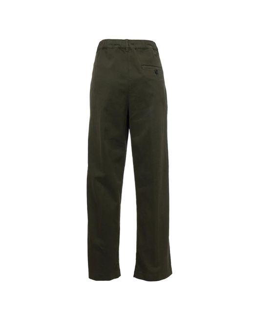 Aspesi Green Wide Trousers