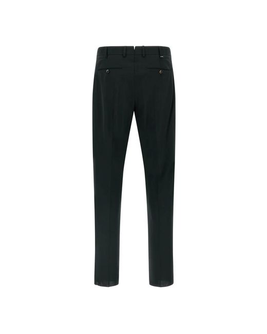 PT Torino Black Suit Trousers for men