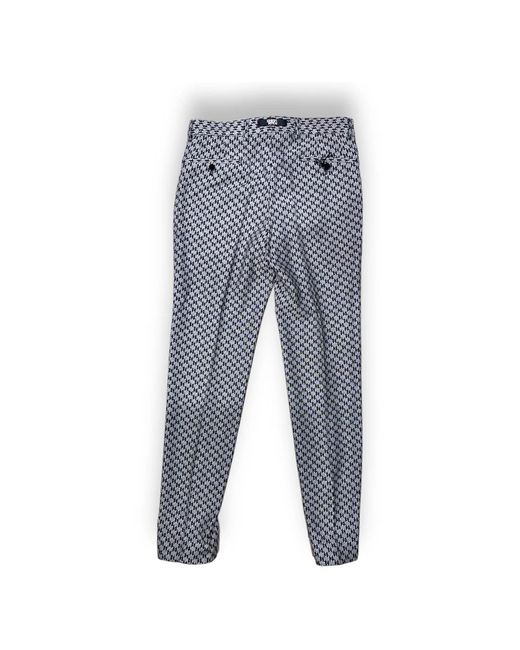 Karl Lagerfeld Gray Straight Trousers for men