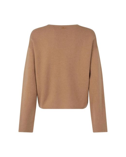 Max Mara Brown V-Neck Knitwear