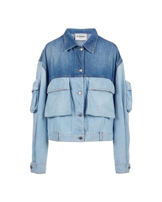 Denim Jackets di Iceberg in Blue