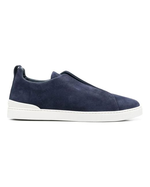 Zegna Blue Sneakers for men