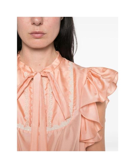 Blouses Chloé de color Pink