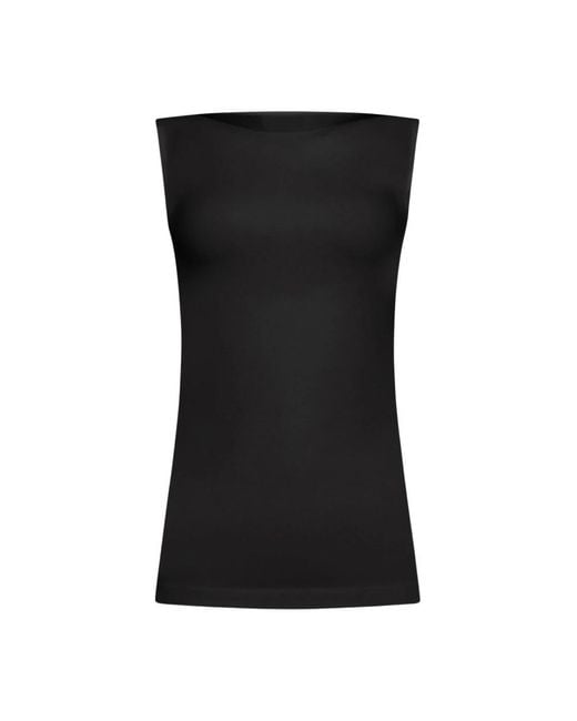 Wolford Aurora Top Mouwloos in het Black