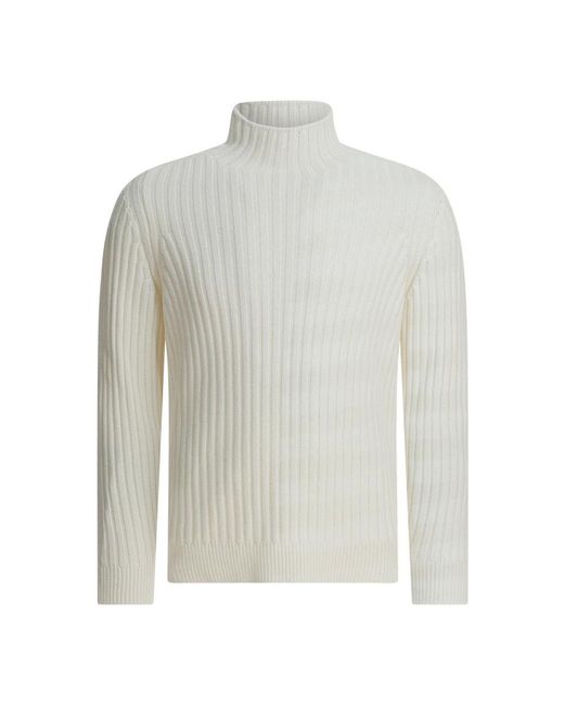 Cashmere Knitwear Brunello Cucinelli de hombre de color White