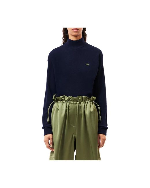 Lacoste Blue Turtlenecks