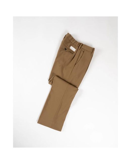 Nine:inthe:morning Natural Straight Trousers