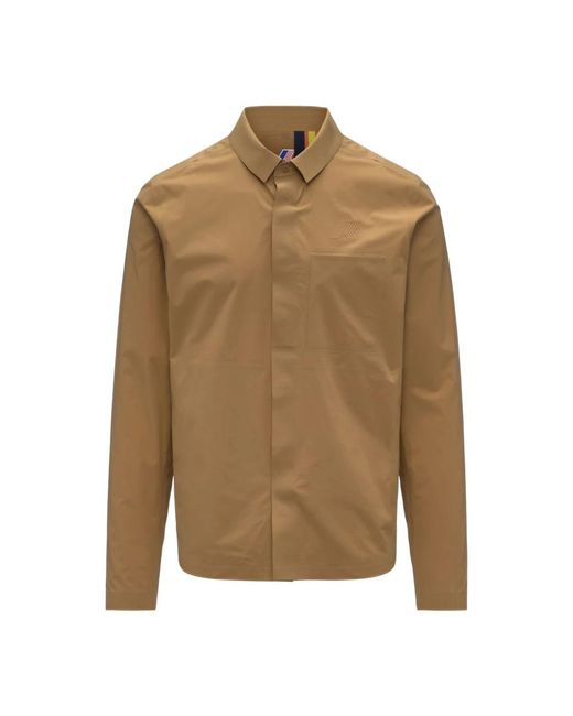 K-Way Brown Casual Shirts for men