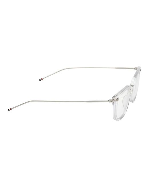 Thom Browne Rectangular 51 in het Metallic