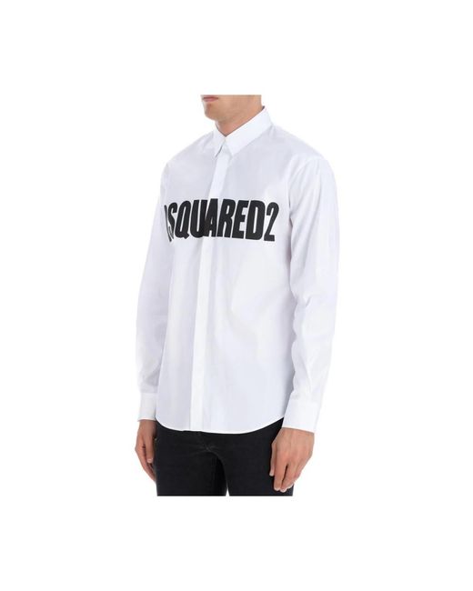 DSquared² White Casual Shirts for men