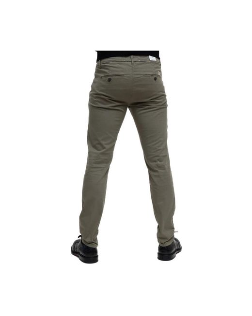 Roy Rogers Gray Slim-Fit Trousers for men