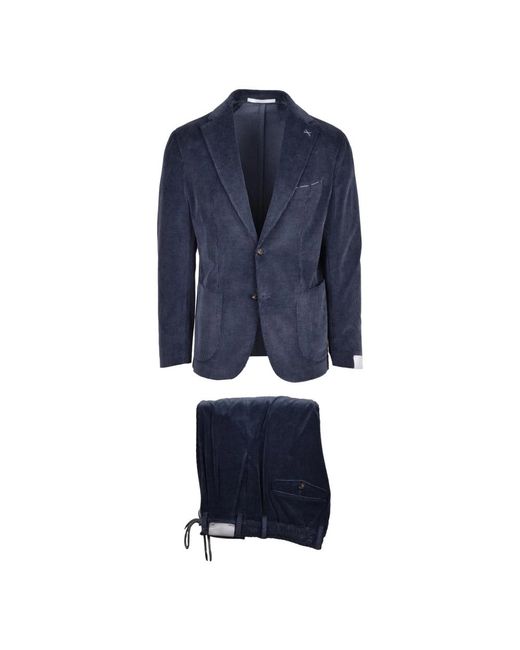 Eleventy Single Breasted Suits in het Blue voor heren