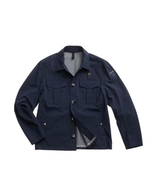 Light Jackets di Blauer in Blue da Uomo