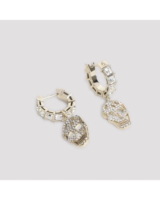 Earrings McQueen de color Metallic
