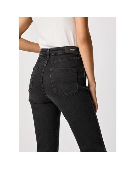 Pepe Jeans Black Straight Jeans