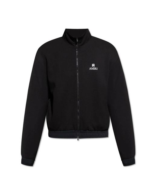 Amiri Black Zip-Throughs for men