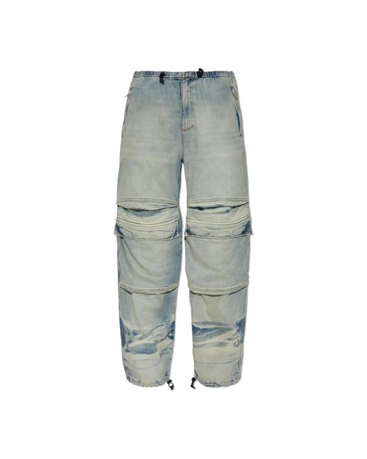 DIESEL Gray Jeans d-dayetz-s