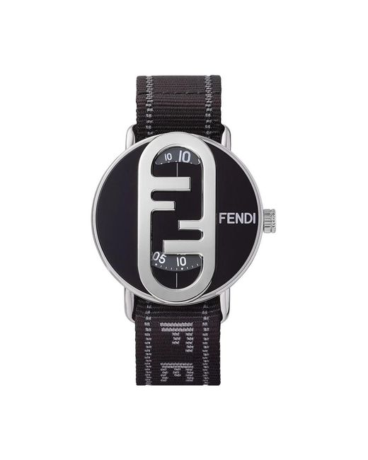 Fendi Black Watches for men