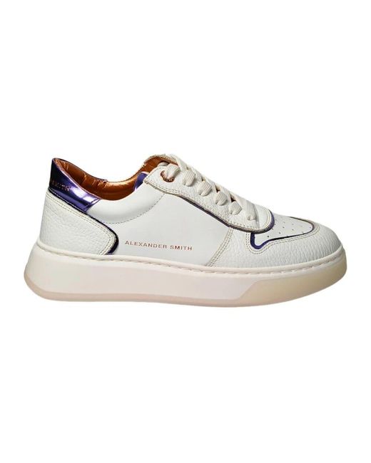 Alexander Smith White Pelle Sneaker