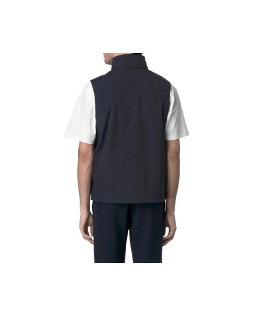 K-Way Blue Vests for men