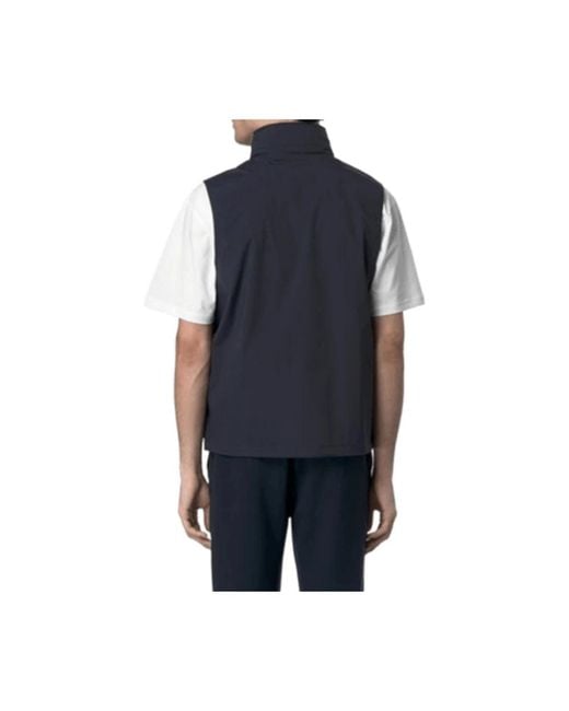 K-Way Blue Vests for men