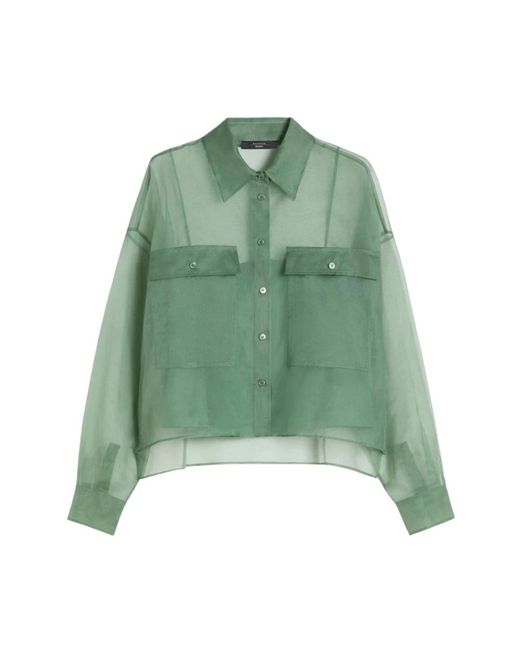 Weekend by Maxmara Green Shirts