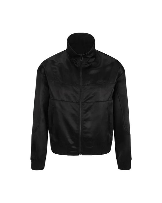 Saint Laurent Monogramm teddy jacke mit frontreißverschluss in Black für Herren