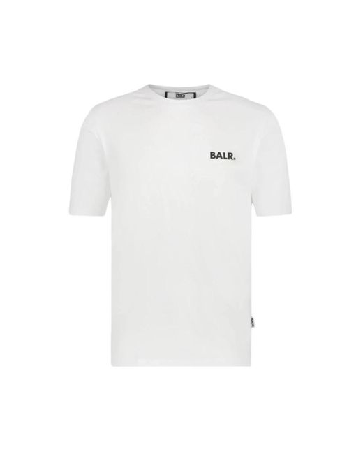 T-shirt con logo sportivo di BALR in White da Uomo