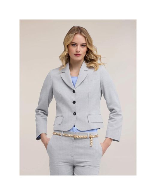 mötivi Slim Blazer in het Gray