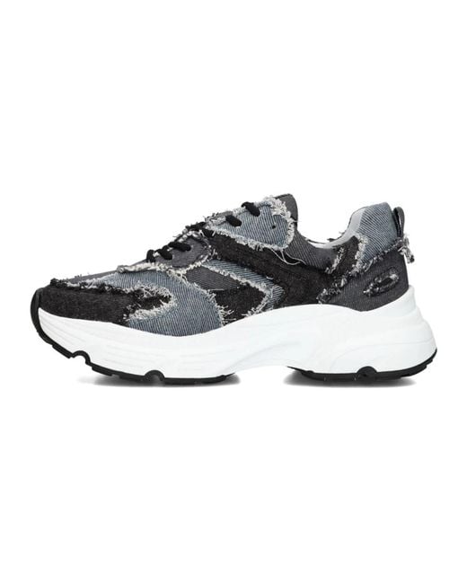 Omoda Gray Graue Denim-Laufschuhe Lptokio