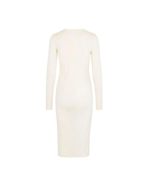 Samsøe & Samsøe White Knitted Dresses