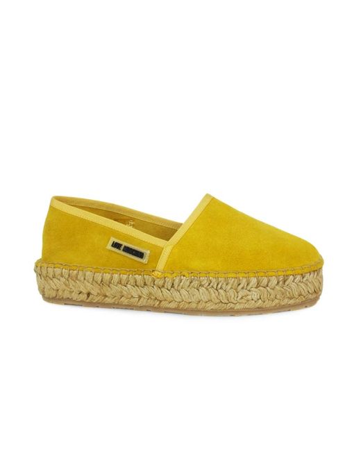 Love Moschino Yellow Espadrilles