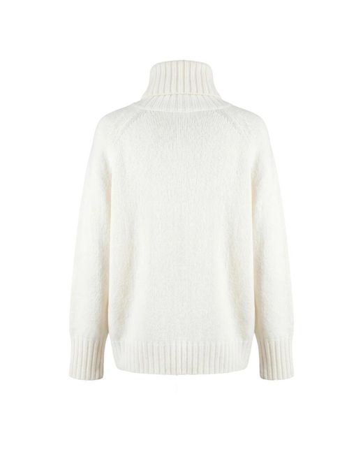 Moorer White Turtlenecks
