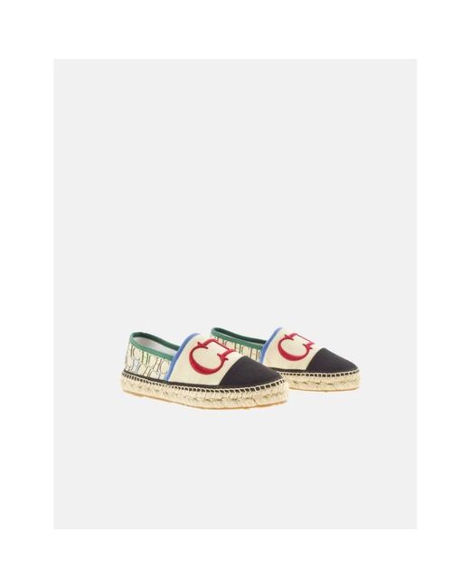 Carolina Herrera Metallic Espadrilles