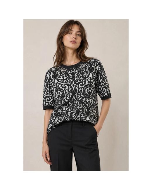 Max Mara Black Round-Neck Knitwear