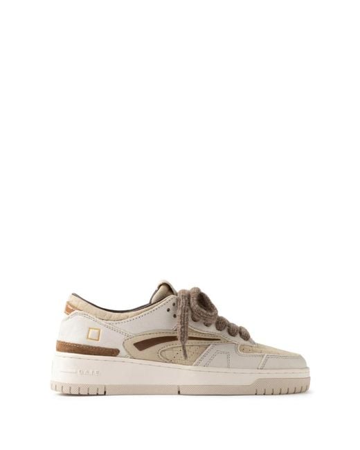 Sneakers Date en coloris Brown
