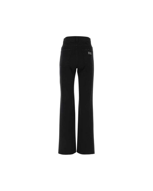Dolce & Gabbana Black Wide Jeans