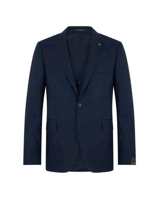 Tagliatore Blue Single Breasted Suits for men