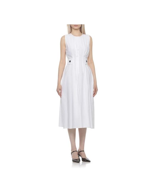Antonelli White Midi Dresses